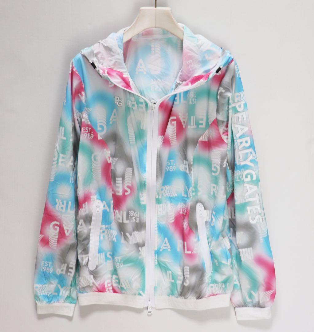 《パーリーゲイツ》新品 グラデーションジップブルゾン レインウェア 0