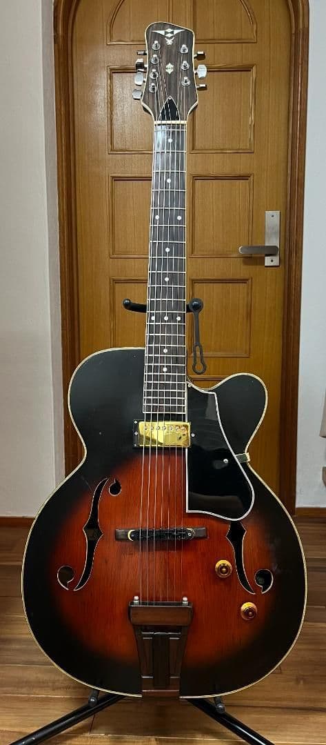 超貴重！貫禄のジャパンヴィンテージ！全音製ピックギター再生 7弦フルアコ