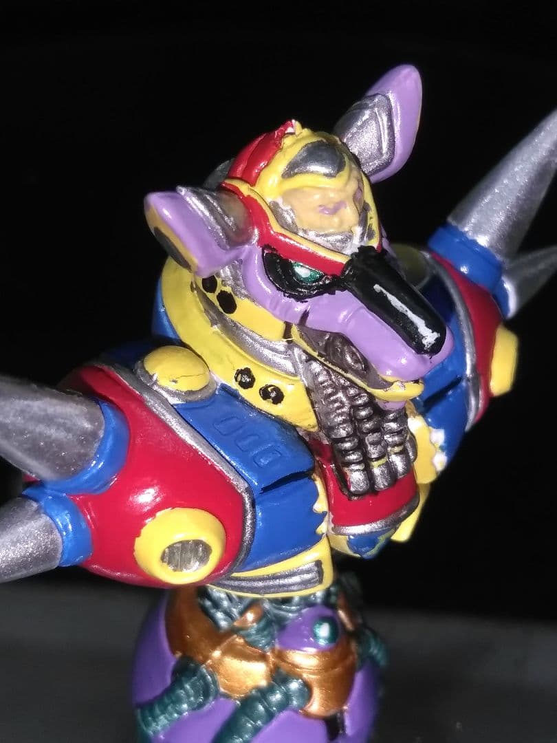 ロックマンX フィギュア 消しゴム ウルフシグマ 　塗装品