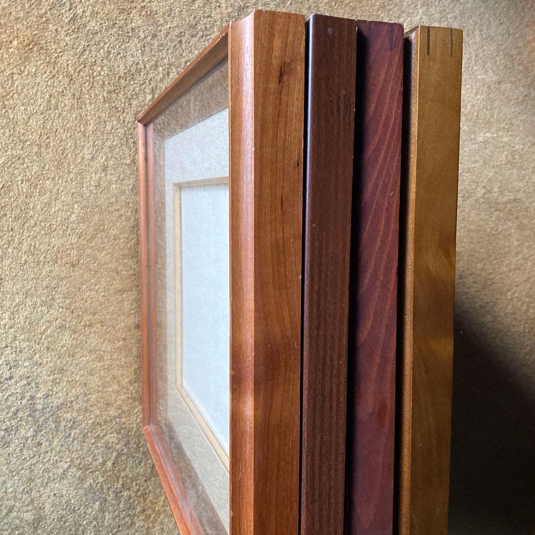 最高級色紙額縁4枚セット サイズ 約45×42×4〜5cm