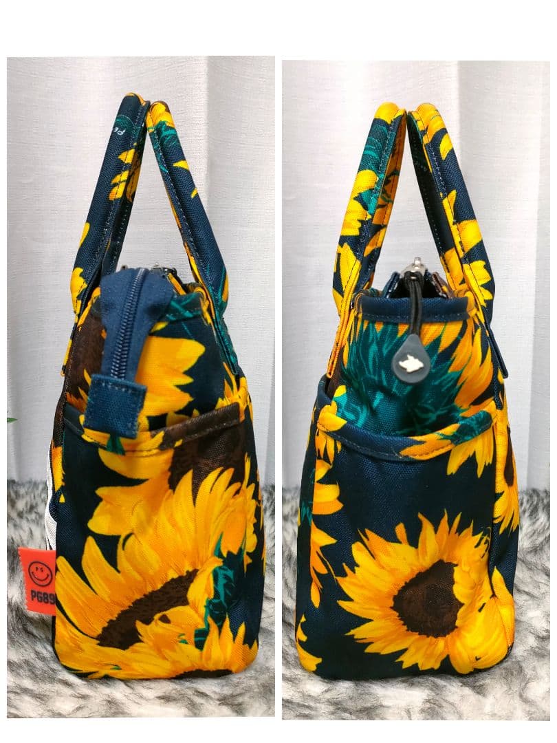 美品 パーリーゲイツ ハンドバッグ 花柄 PEARLY GATES バッグ 総柄