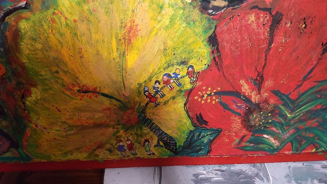 不思議な国の小人達。楽しさ出しました。