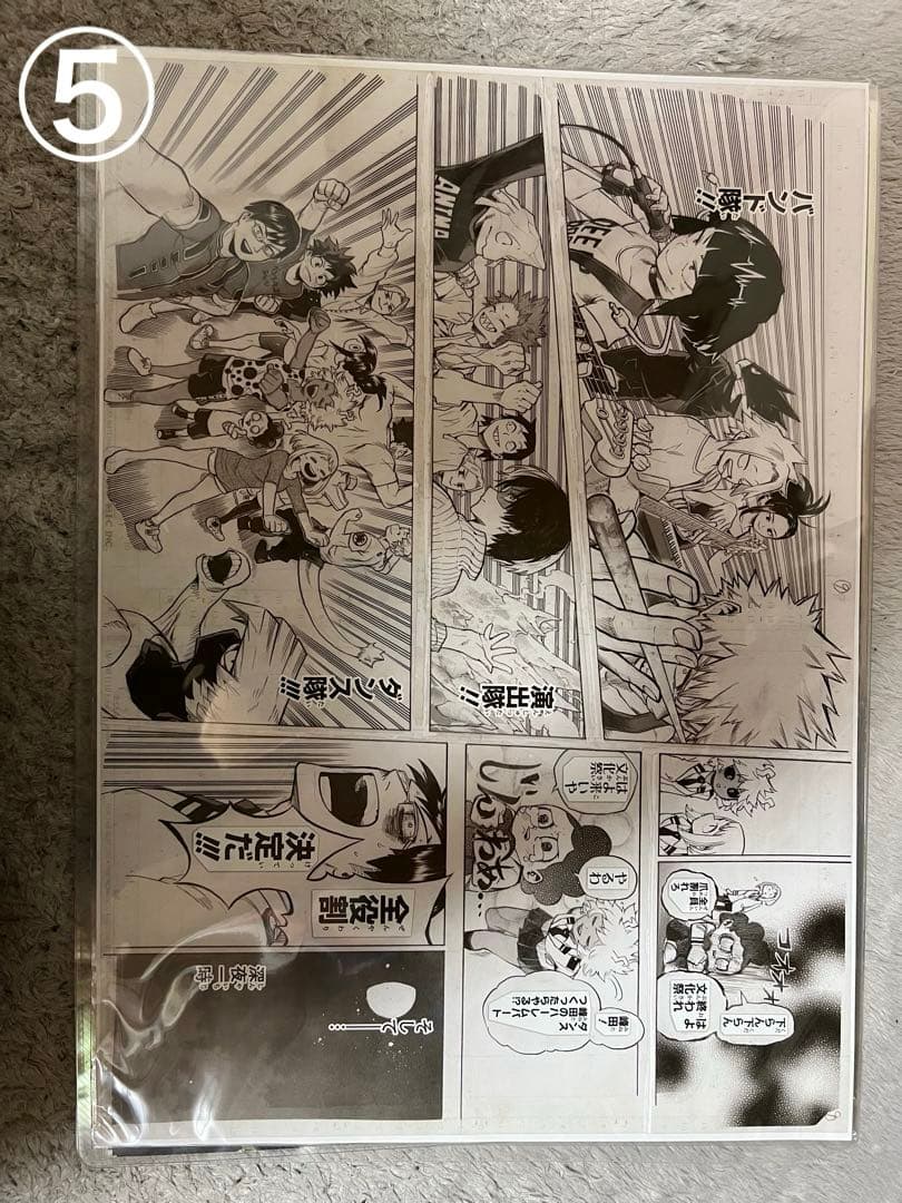 僕のヒーローアカデミア　複製原稿　6点セット