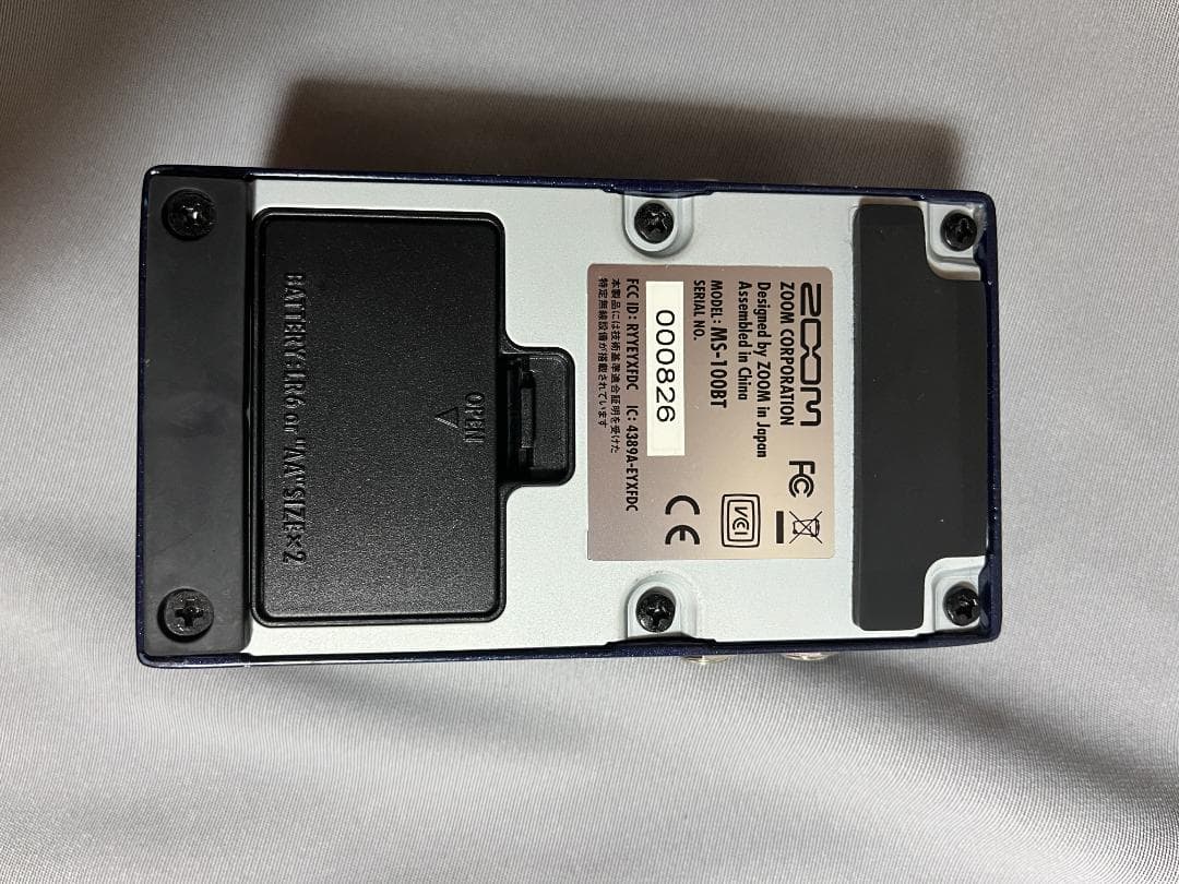 ZOOM MULTISTOMP MS-100BTとマルチストンプブック