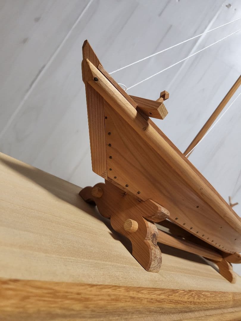 大工 手作り 木製模型船 ケース付き 世界に一つ　プロによる安心梱包発送‼️