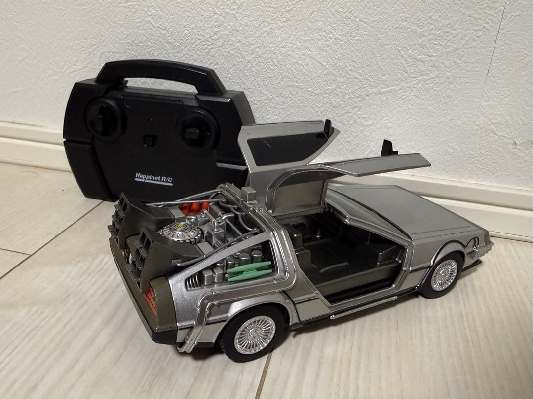 【超希少/美品】BTTF デロリアン ラジコン（本体約20cm）　※動作確認済み