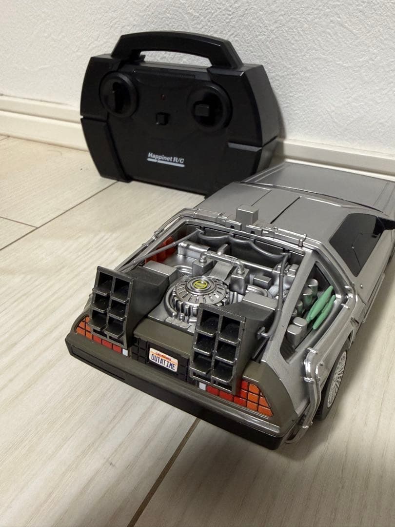 【超希少/美品】BTTF デロリアン ラジコン（本体約20cm）　※動作確認済み