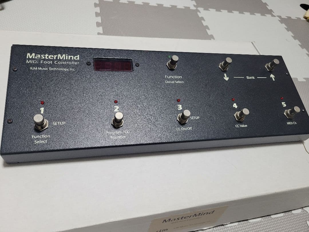 ギター RJM MasterMind MIDI Foot Controller