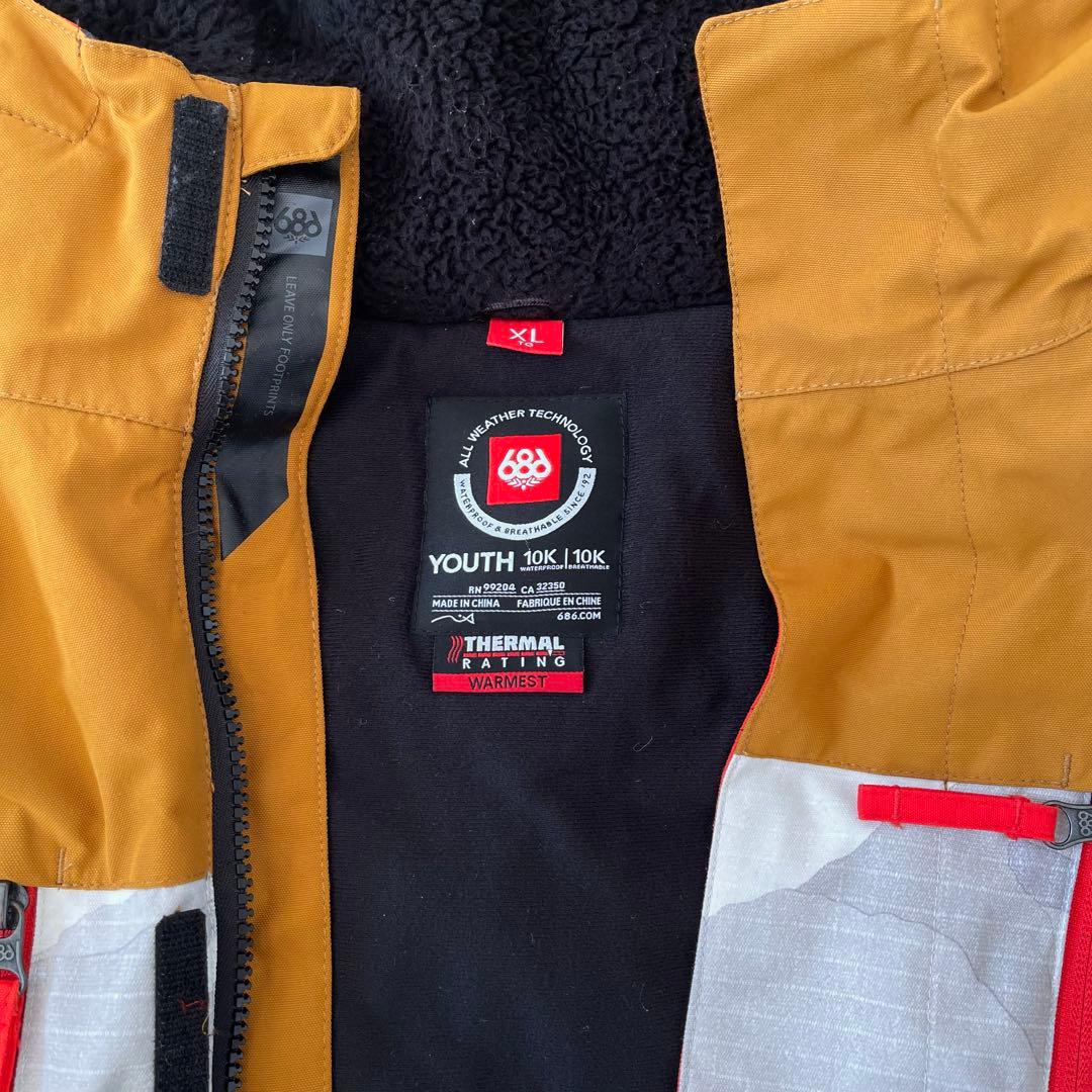 686 スノーボードウェア YOUTH XL L 2点セット