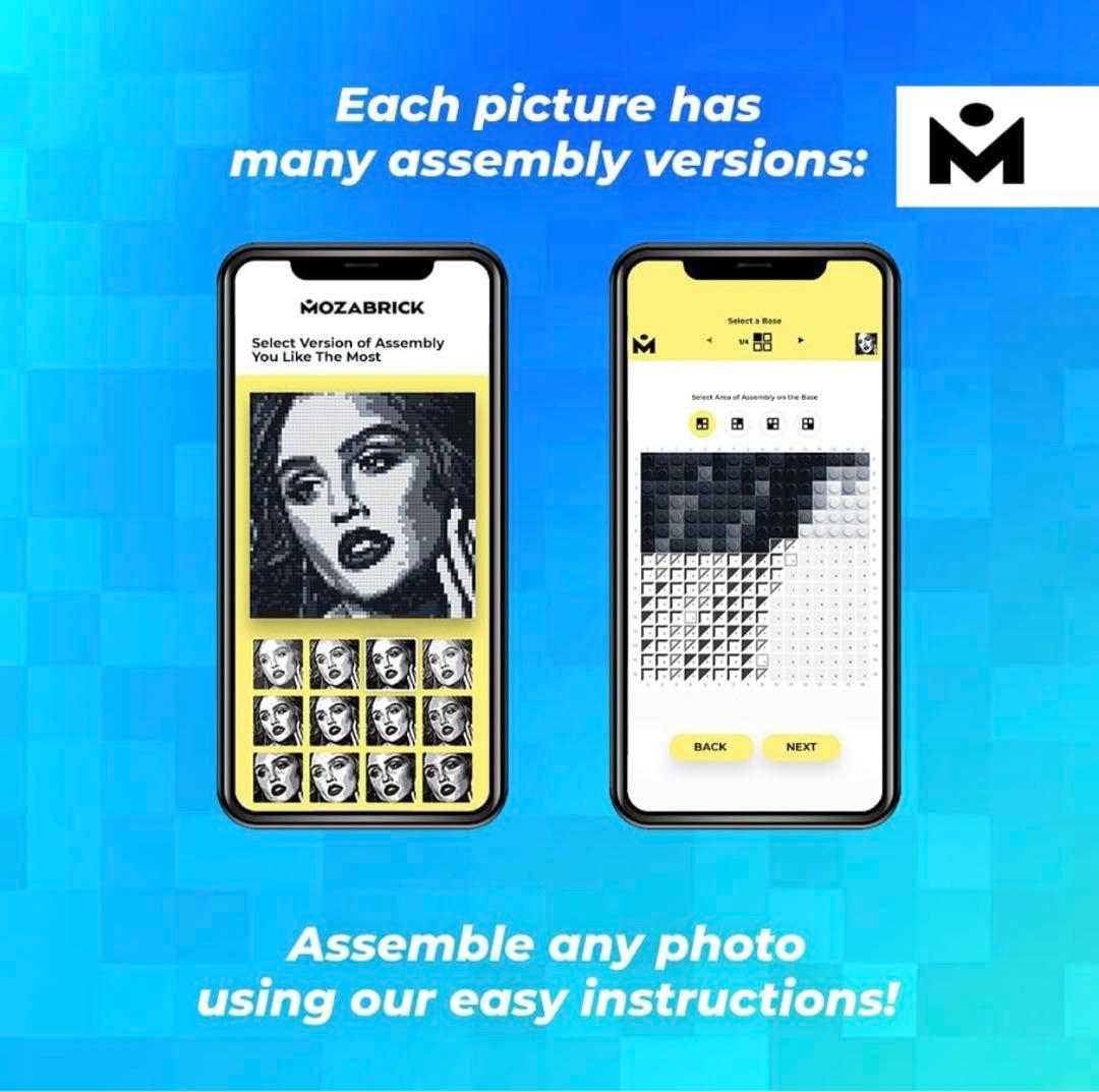 MOZABRICK★どれでも写真モザイク映画★　富山県在庫！ピックセルアート！