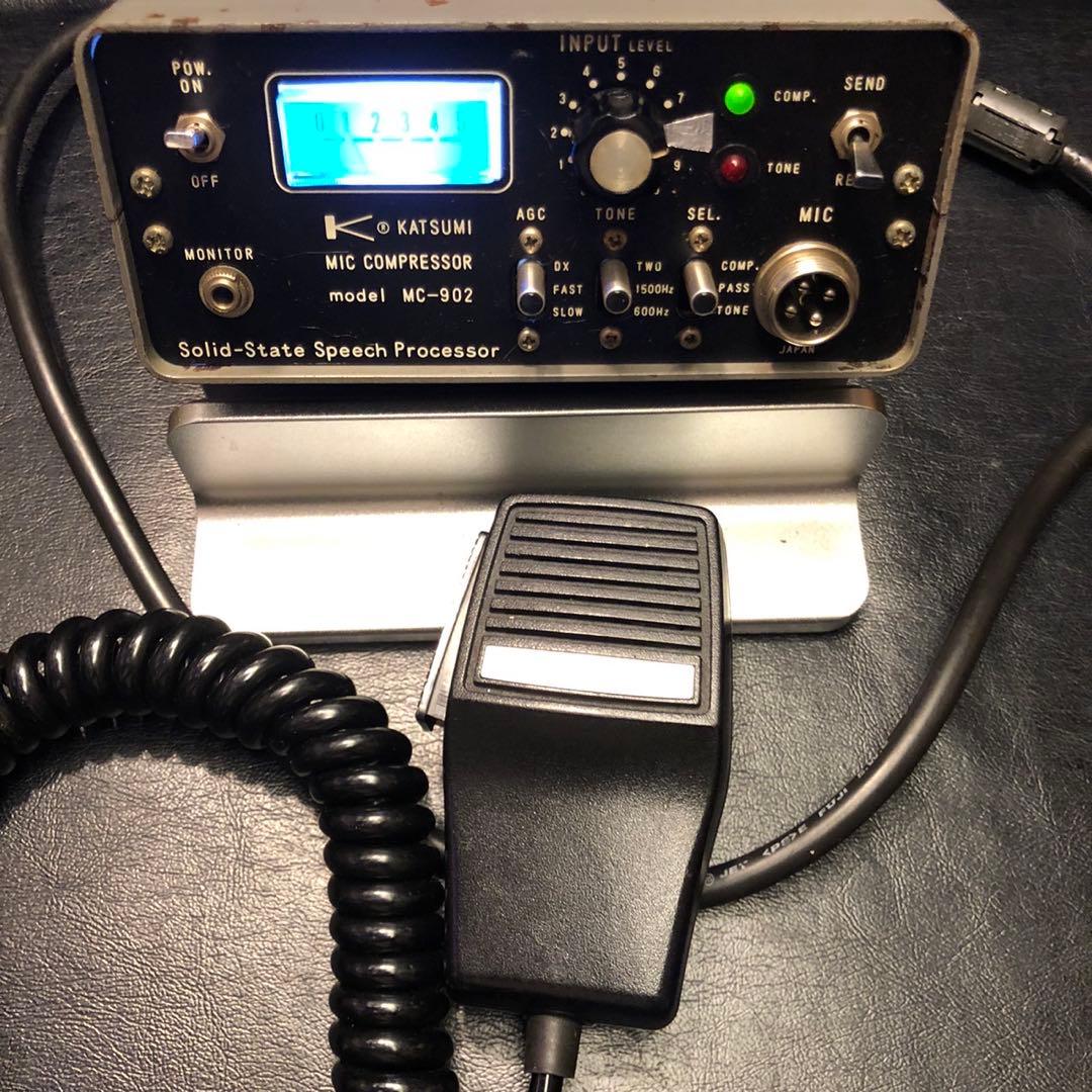 カツミコンプレッサーとマイク