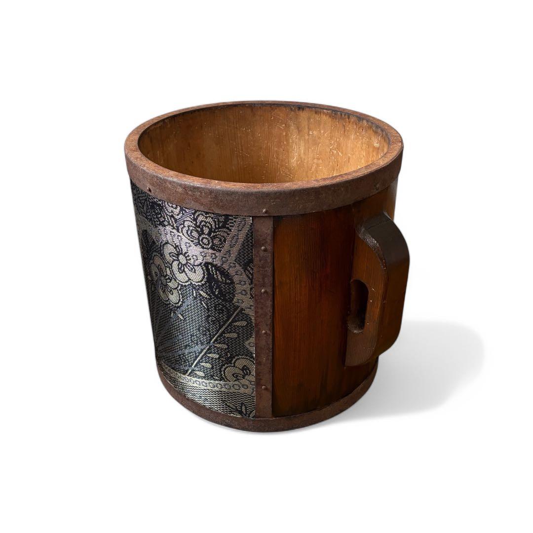 アンティーク樽 スツールボックス｜収納付き 一点物