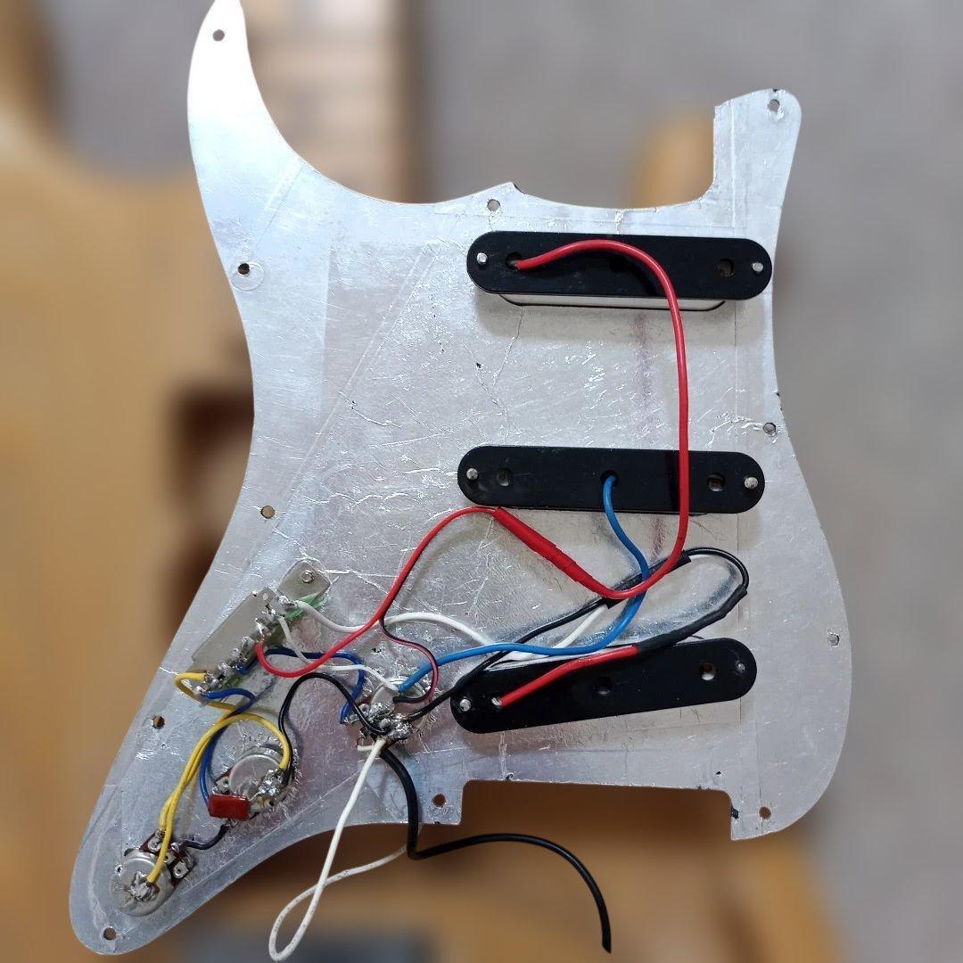 SX エレキギター ストラトタイプ ナチュラルボディー