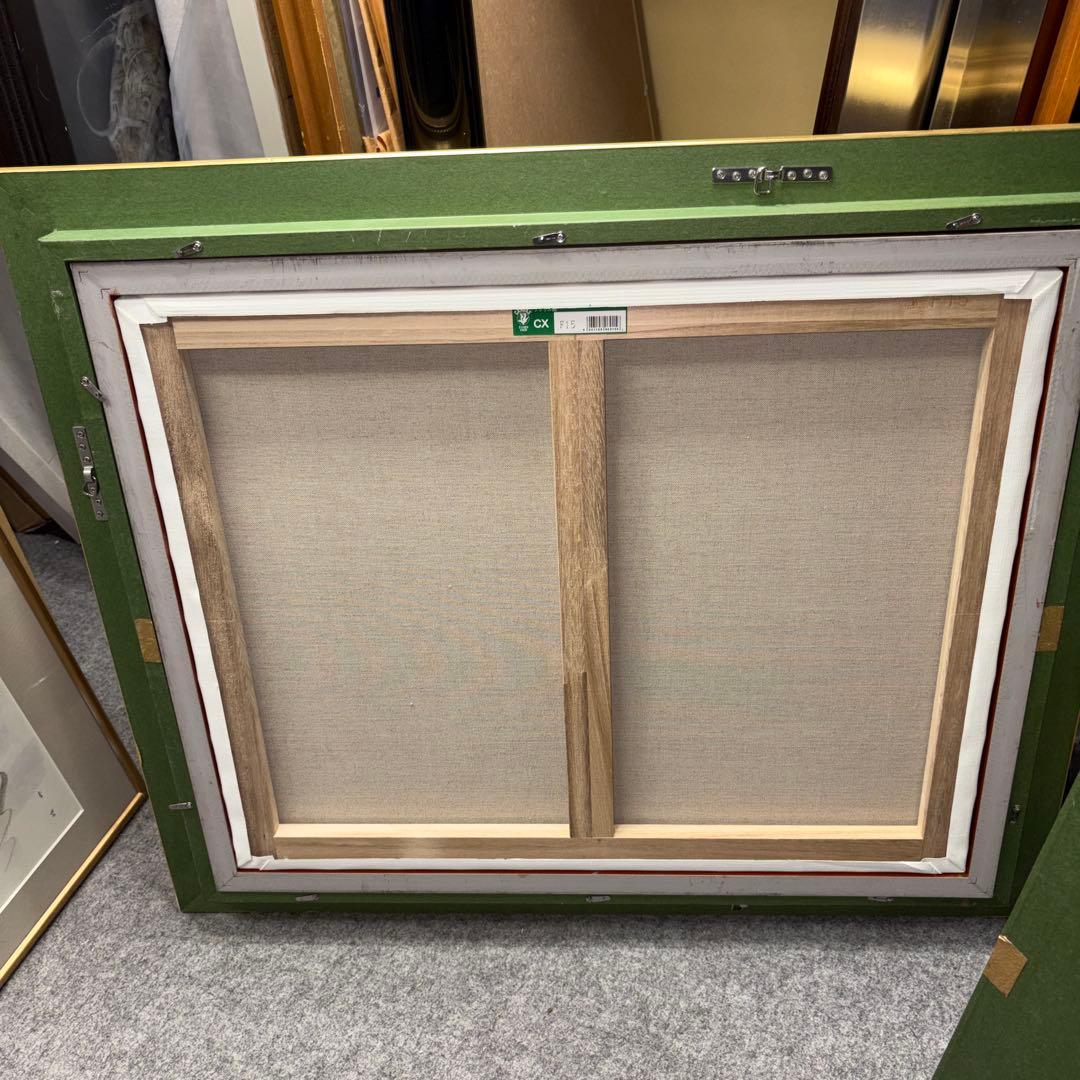 絵画　額縁　油彩画　F15号　アクリル版