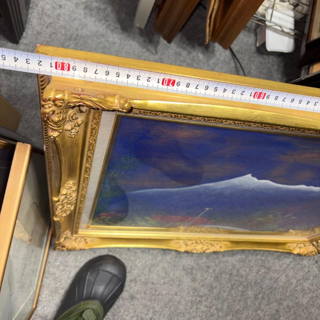 絵画　額縁　油彩画　F15号　アクリル版