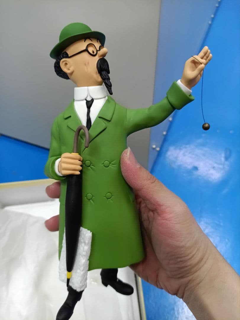 タンタン　ビーカー教授　レジン　空想の美術館コレクション　タンタンの冒険