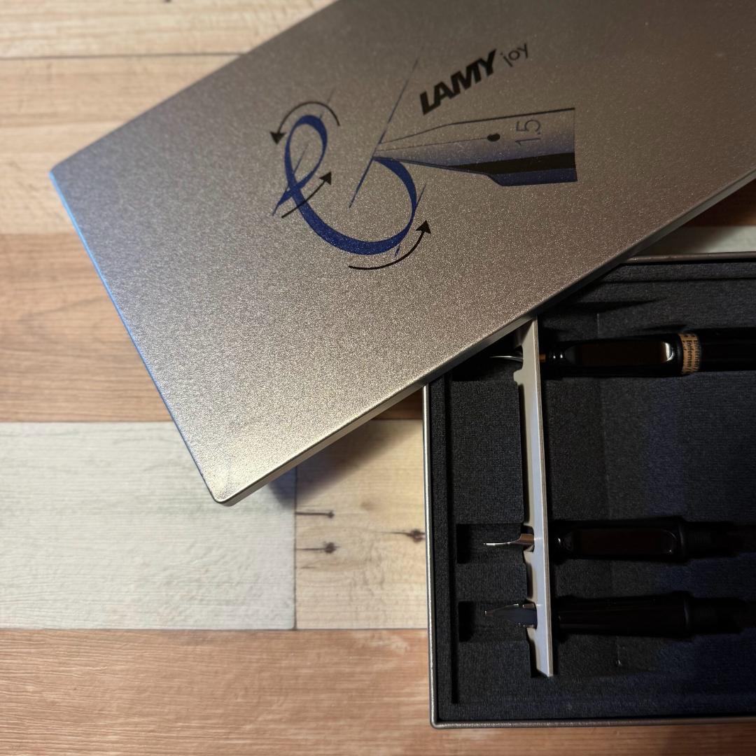 新品未使用　LAMY joy カリグラフィーセット15ブラックレッドクリップ