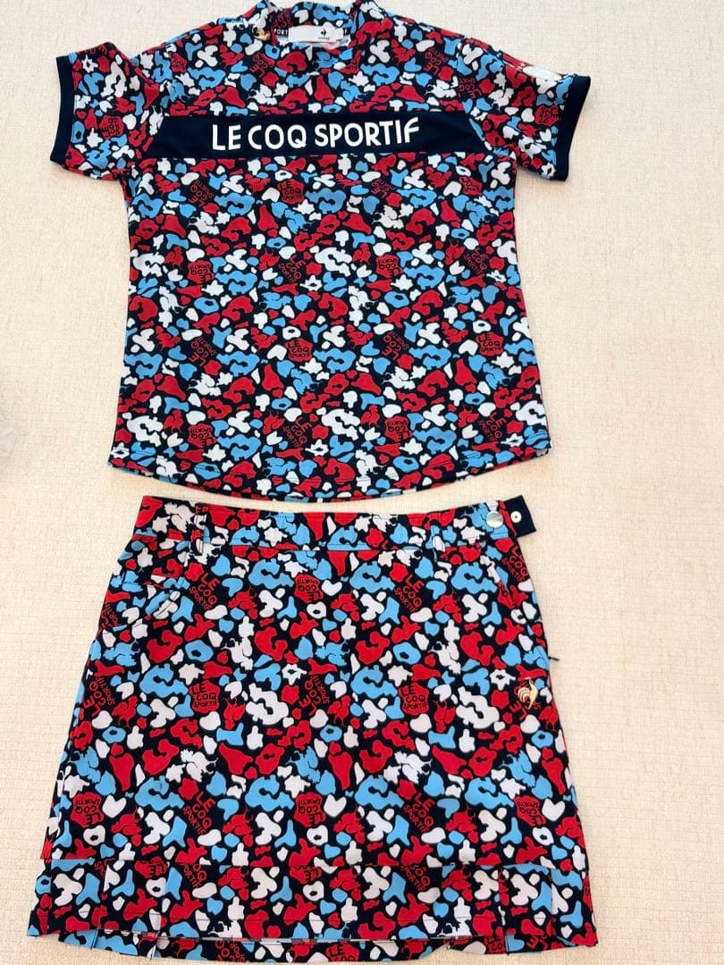 ルコックスポルティフ　レディース　ゴルフ　セットアップ