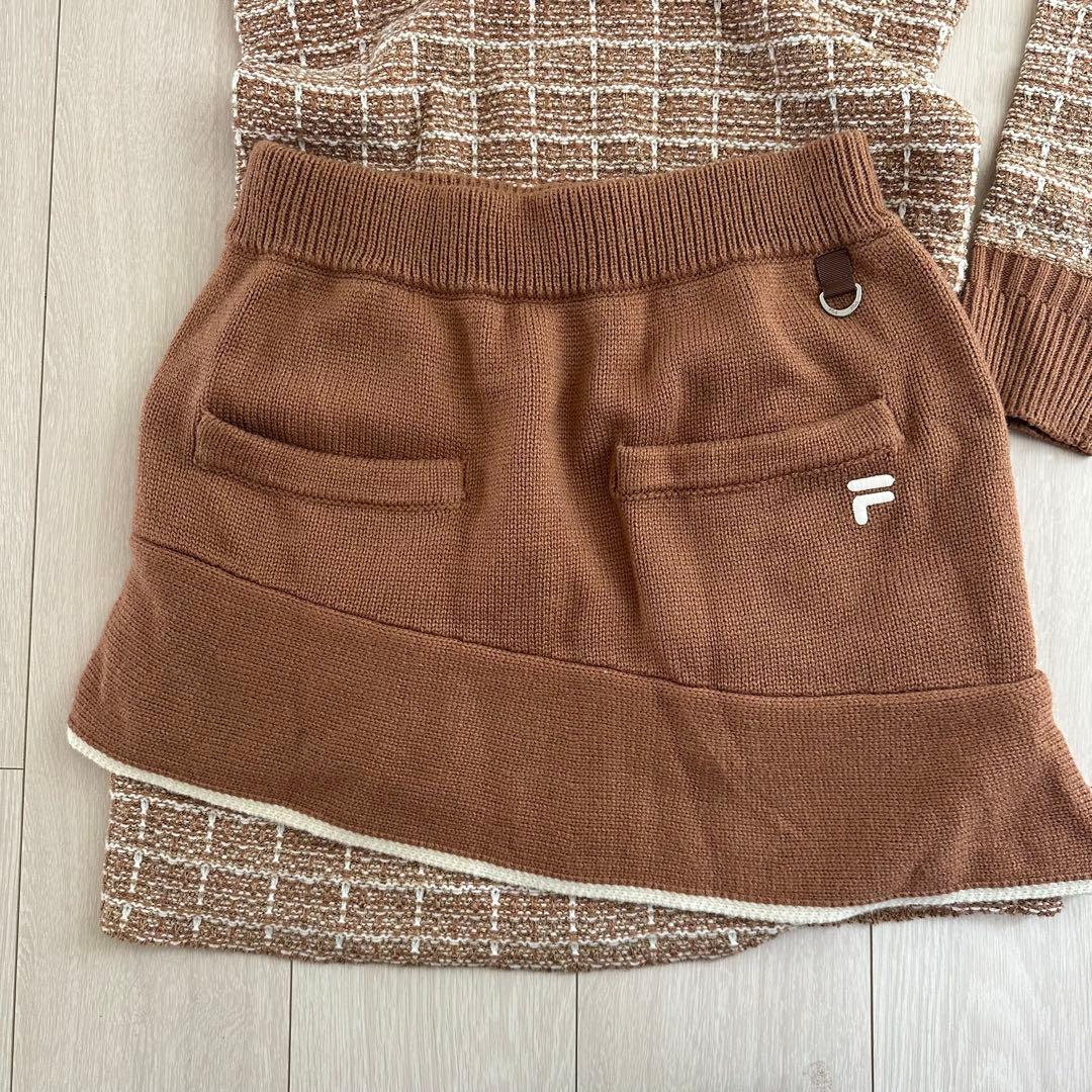 FILA ゴルフ　セットアップ　ブラウン