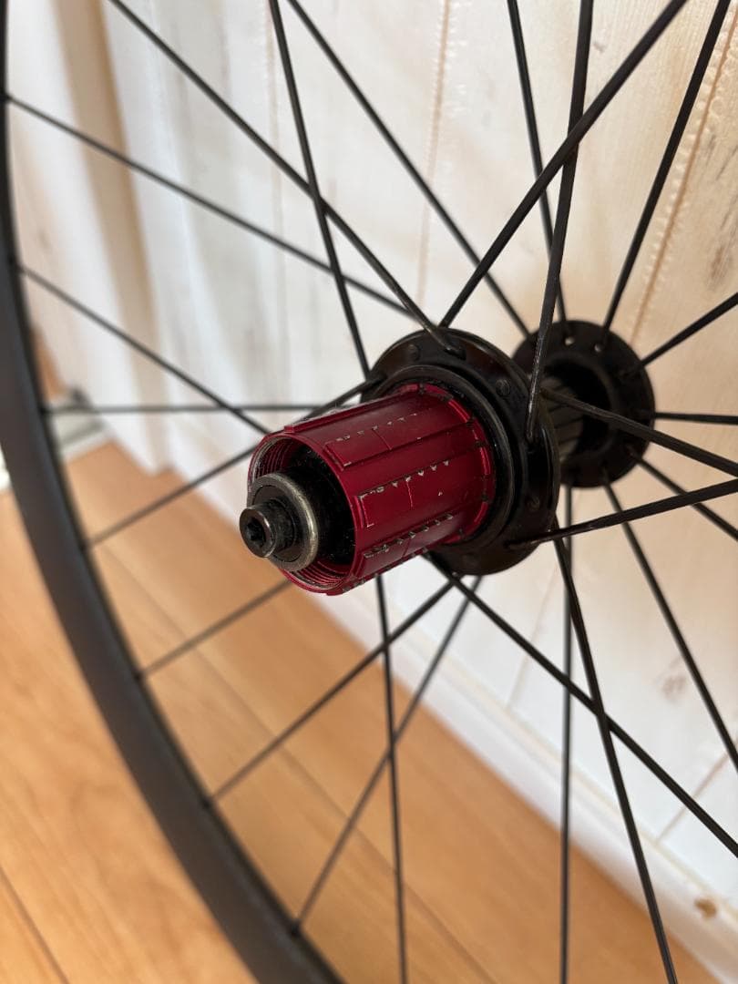 50mm カーボンチューブラーホイール 700C シマノ10速・11速