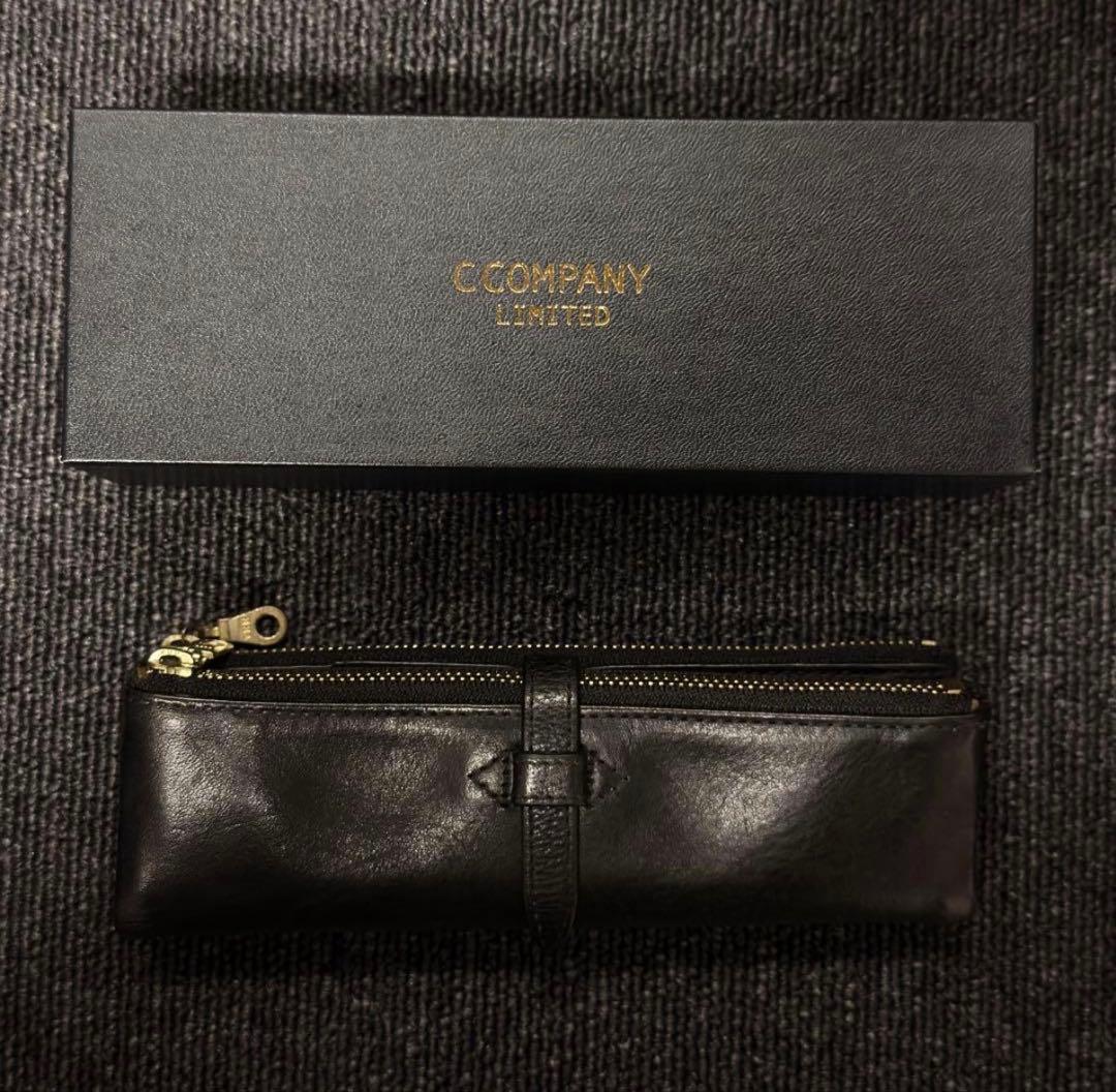 C COMPANY ルポペンケース&ルポ3ナチュラルペンケース&手入れ道具&革栞