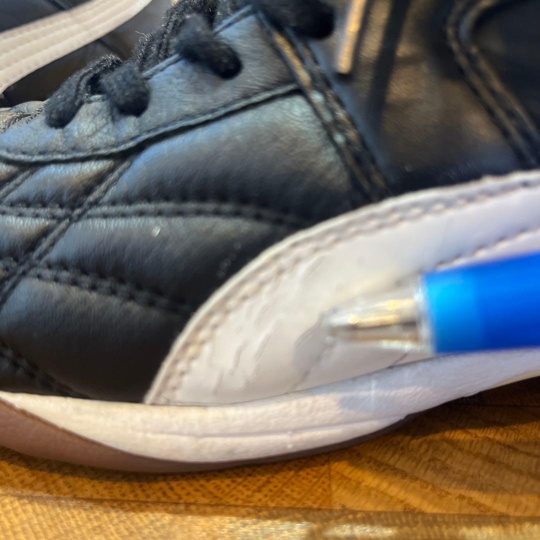 【王道】PUMA メキシコ IT ブラック 24.5cm 室内用 中古