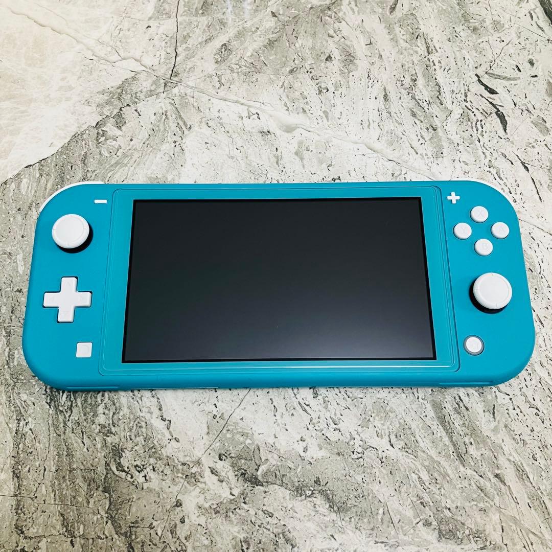 Nintendo Switch Lite ターコイズ 本体 箱付 画面保護