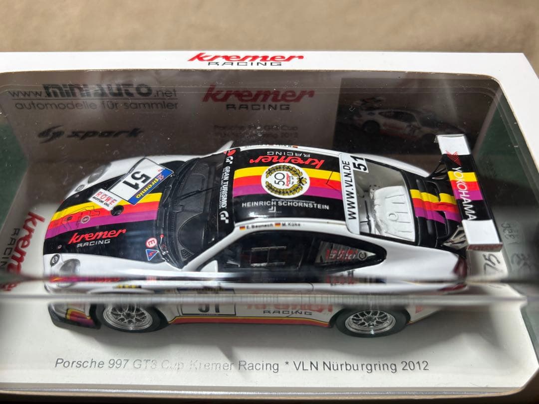 ポルシェ 997後期 GT3 1/43 Spark ミニカー 世界350台限定