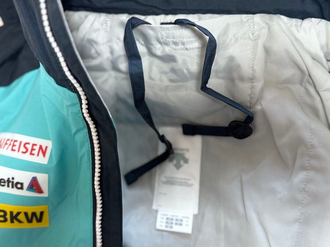 DESCENTE デサント子供用スキーウェア上下セット 150 ブルー×ネイビー