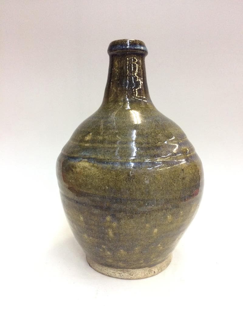 ★骨董一点もの！　美濃焼　口付徳利　江戸末~明治　◆ 29/5_9