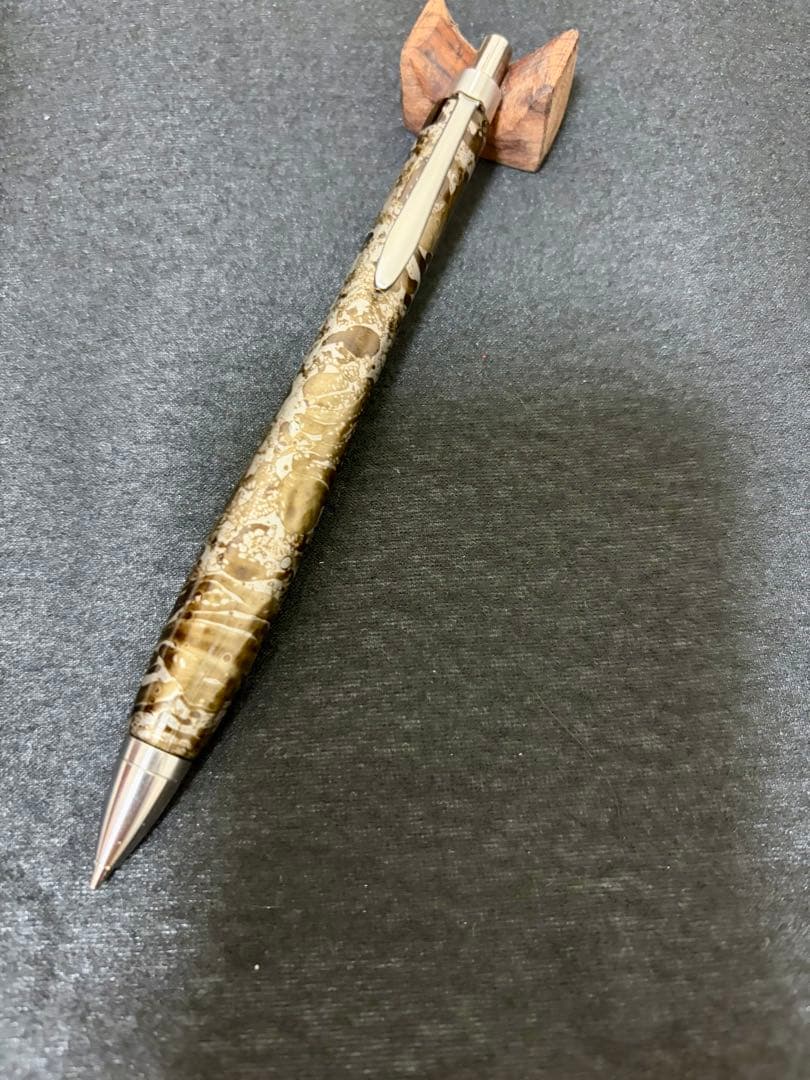 な*こ様 ウッドペンクラクトさん 屋久杉浮造り国産漆流紋 銀霞（ぎんか）新品 シ