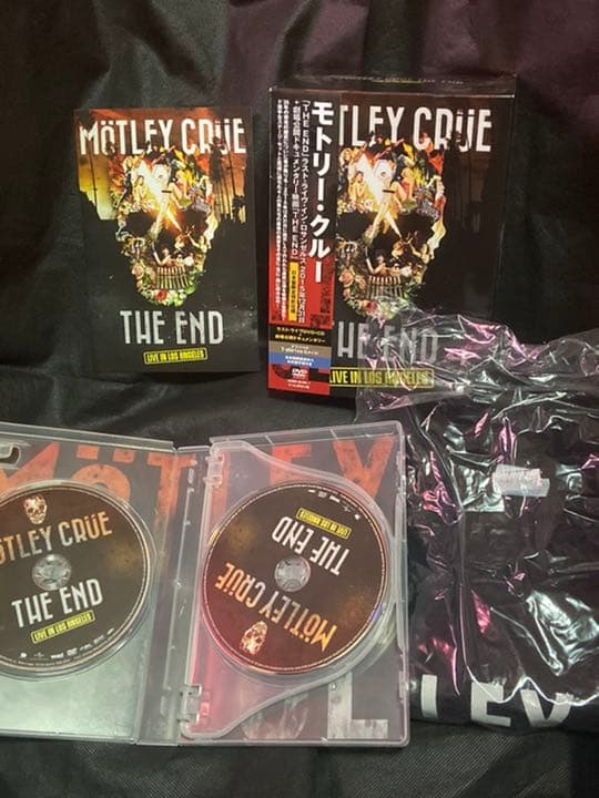 【送料込み】MOTLEY CRUE モトリークルー DVD CD Tシャツ付 L