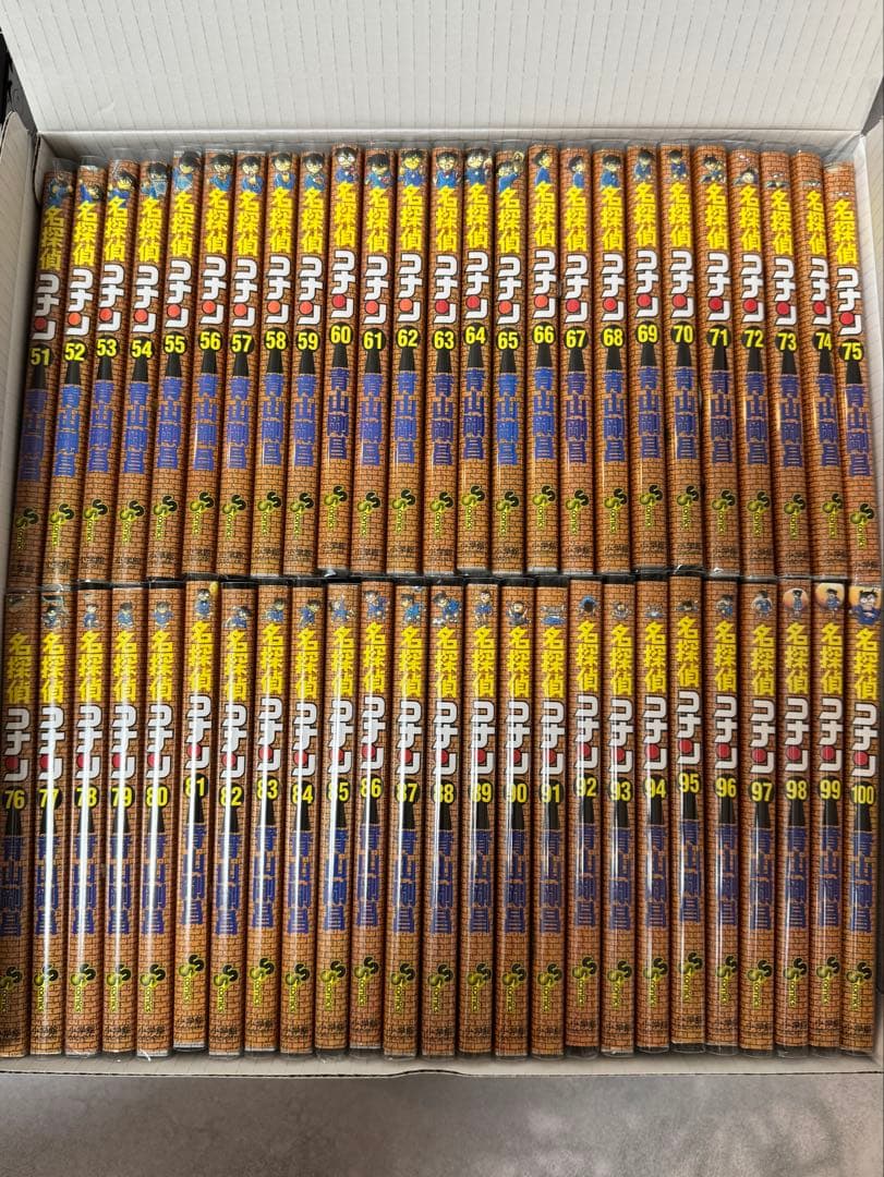 【限定•美品】名探偵コナン 1-107巻＋100巻記念オリジナル収納BOX2個付
