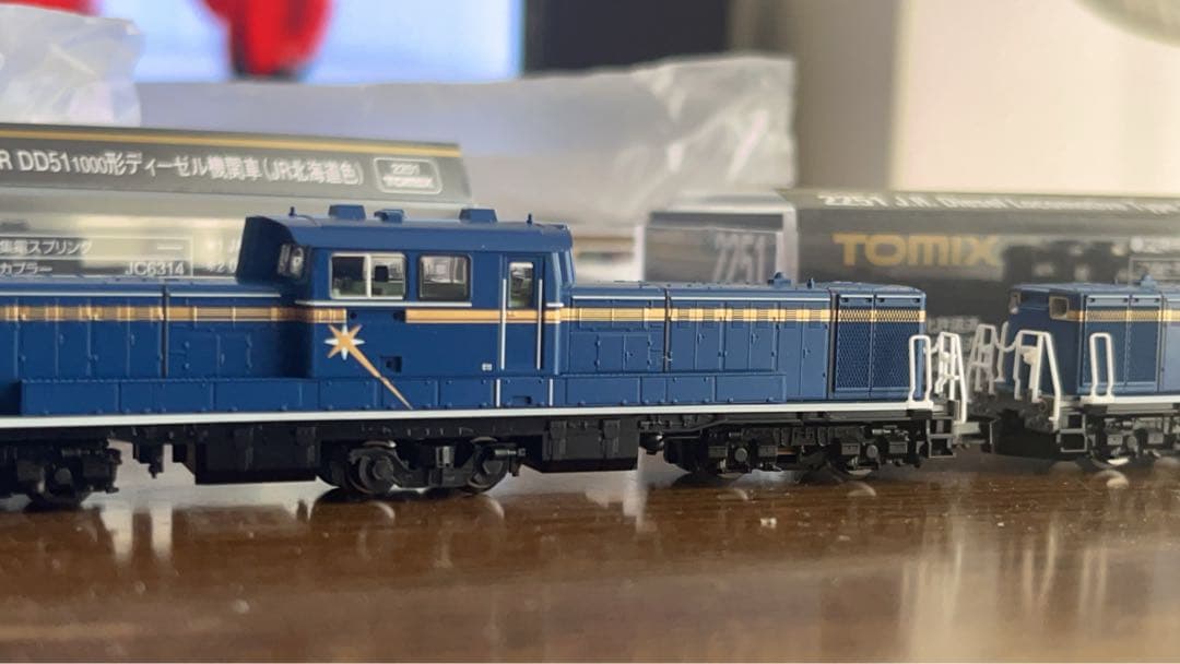 展示品 TOMIX 2251 最新ロット DD51 北海道色 2両セット