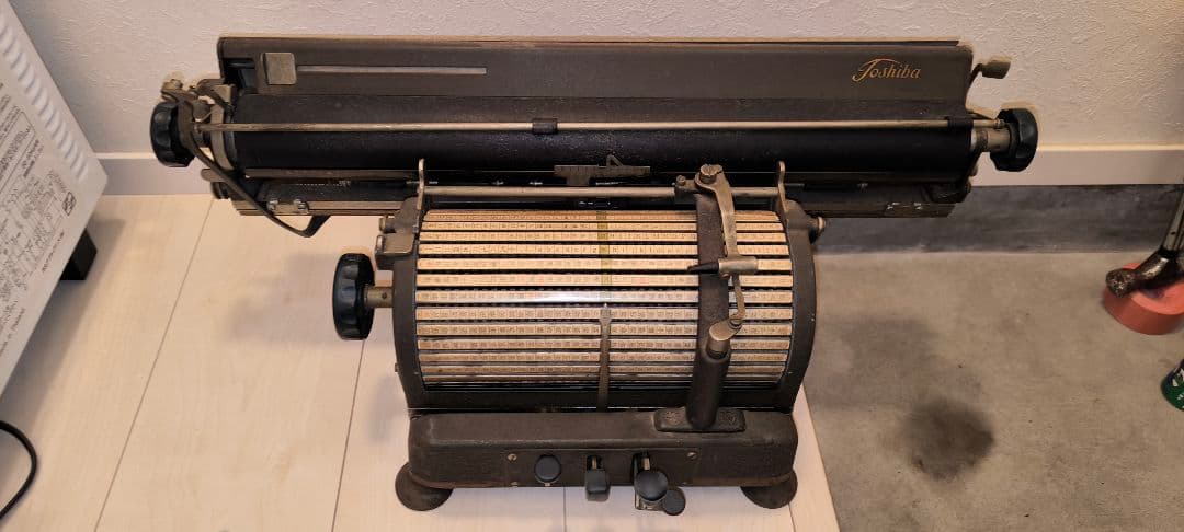 昭和レトロ 東芝 和文タイプライター 1400FL　動作未確認