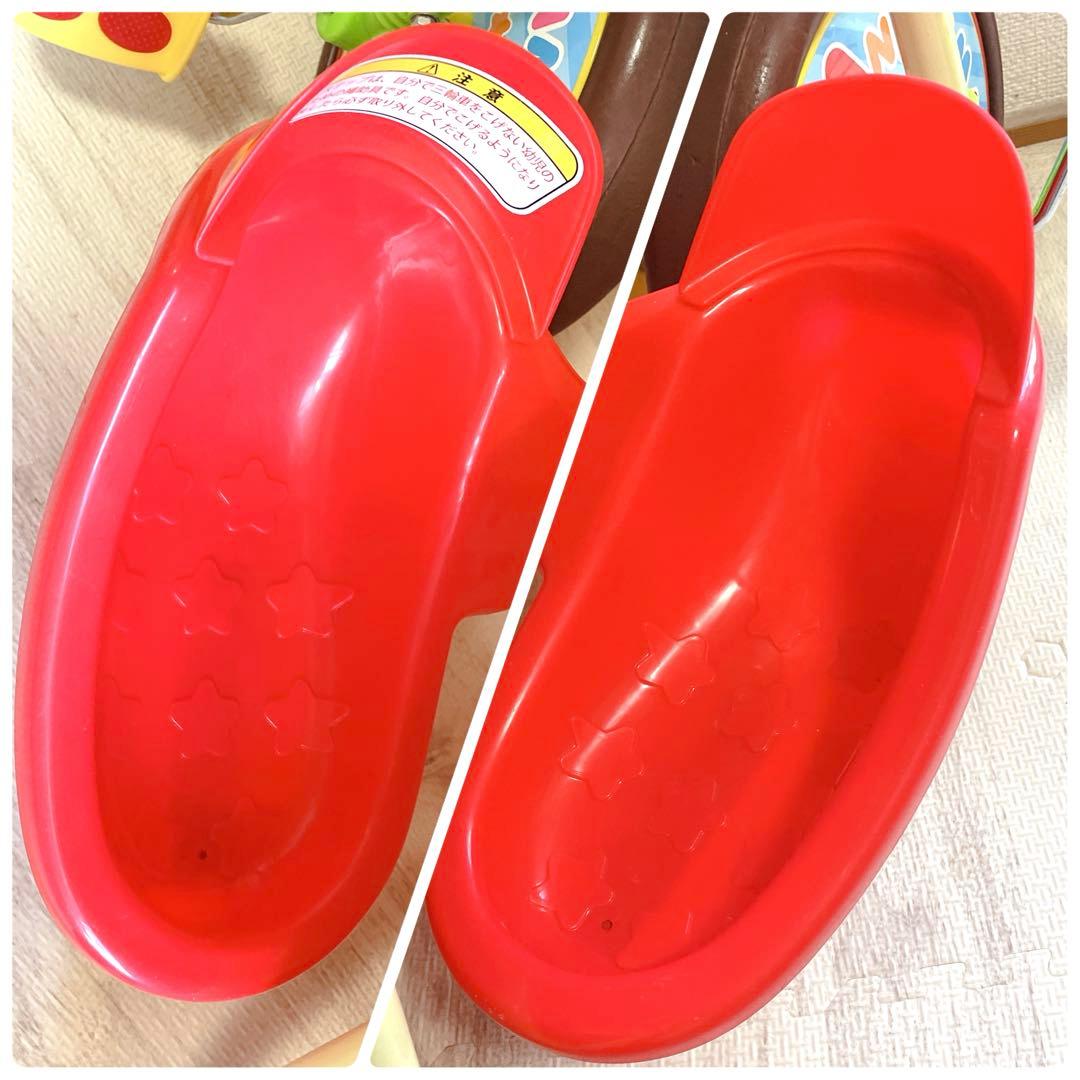 美品 エム・アンド・エム それいけ！アンパンマン デラックスII 三輪車 レッド