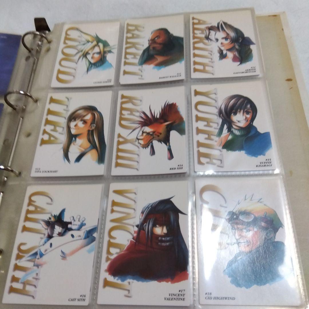 ファイナルファンタジーⅢ Ⅳ Ⅵ Ⅶ Ⅸ　バインダー　カードダスマスターズ