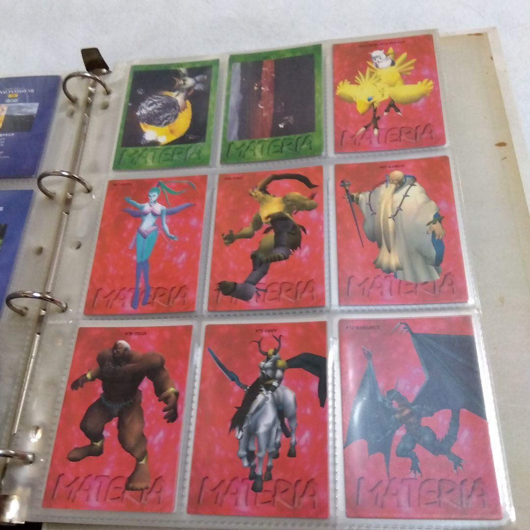 ファイナルファンタジーⅢ Ⅳ Ⅵ Ⅶ Ⅸ　バインダー　カードダスマスターズ