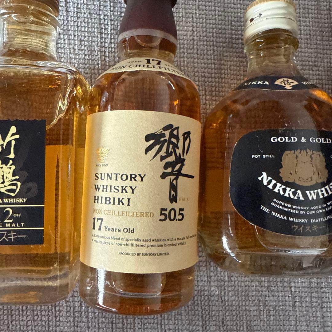 り*う様 日本のウイスキーコレクション　ミニボトル5本セット