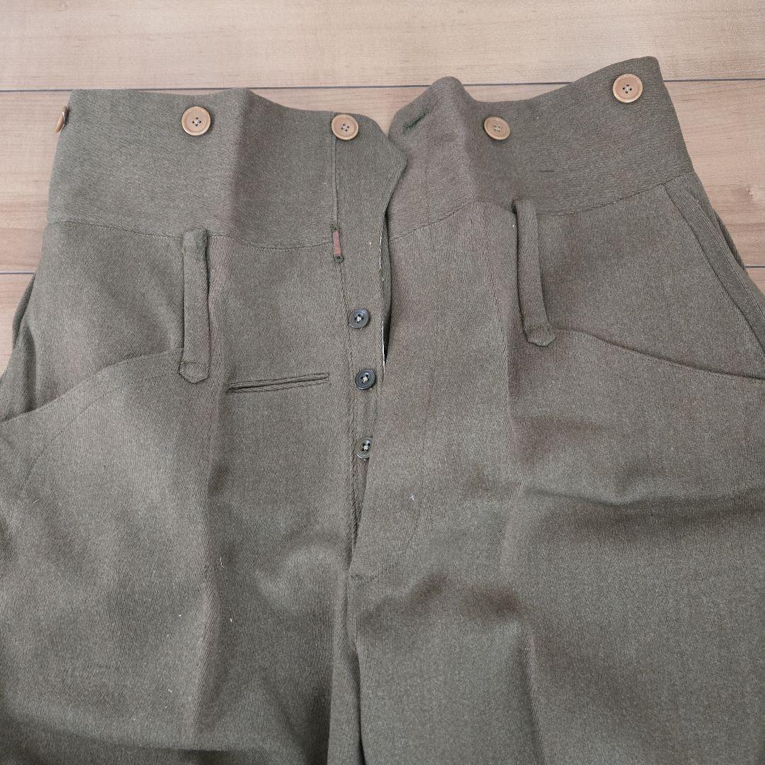 極美品　第二次大戦頃実物　日本陸軍将校乗馬ズボン(短袴)A