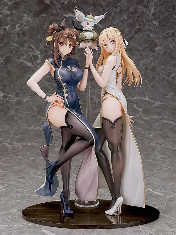 新品未開封　ライザのアトリエ　ライザ＆クラウディア　チャイナドレス　フィギュア