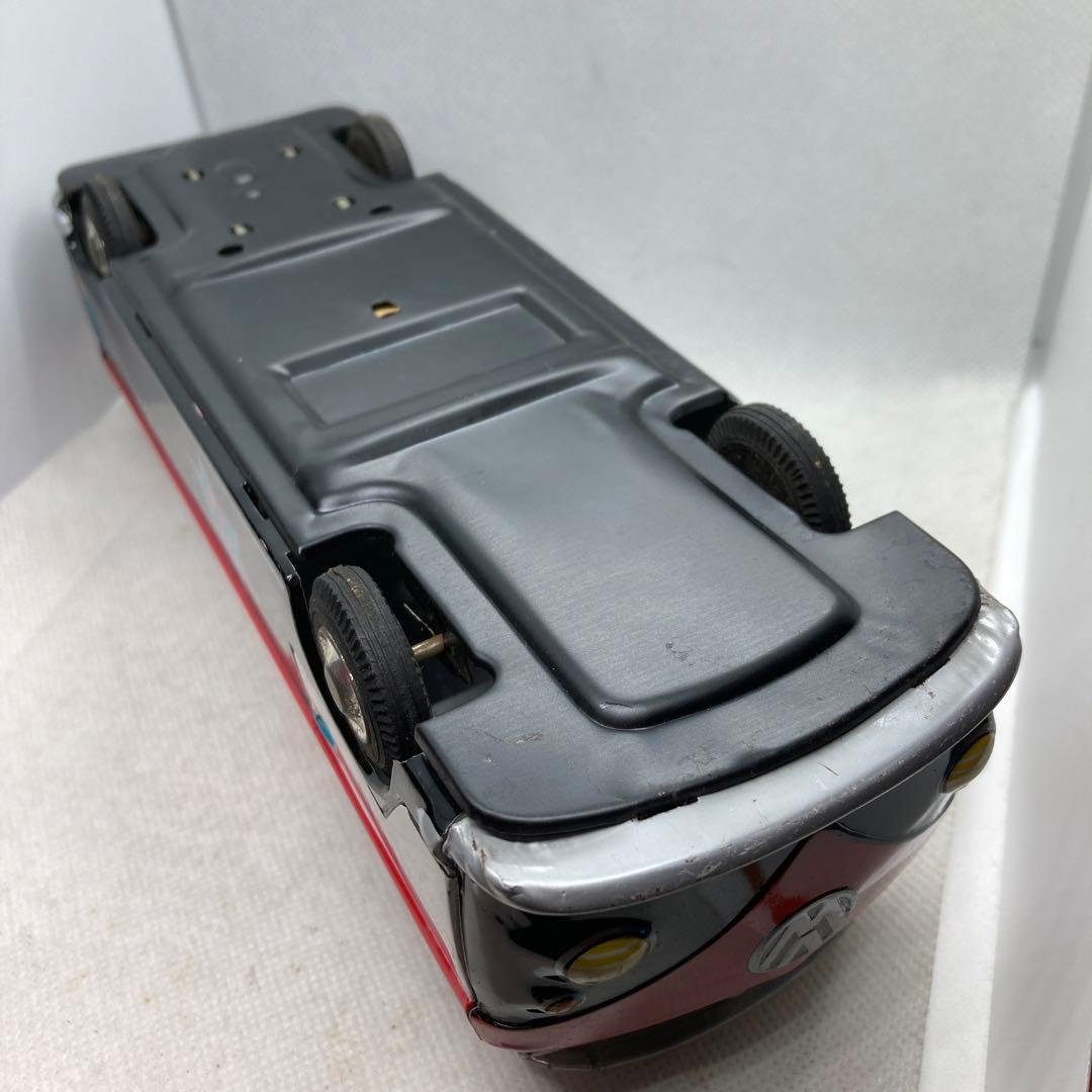 日本製 ワーゲン バス ポリス ブリキ自動車 レトロ VW POLICE