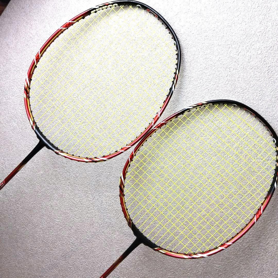 【極美品】Prince RED K1 3UG5 2本セット バトミントンラケット