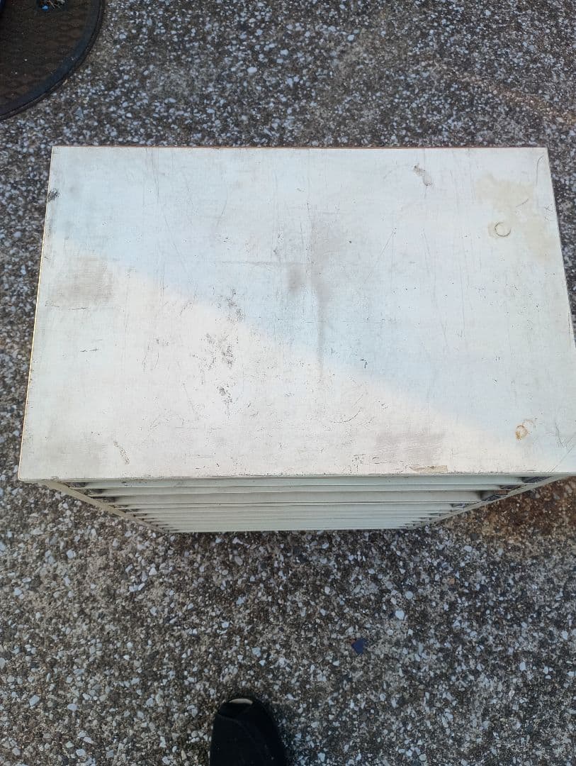 4236）糸販売木製ケース　　手芸 店舗什器 昭和レトロ