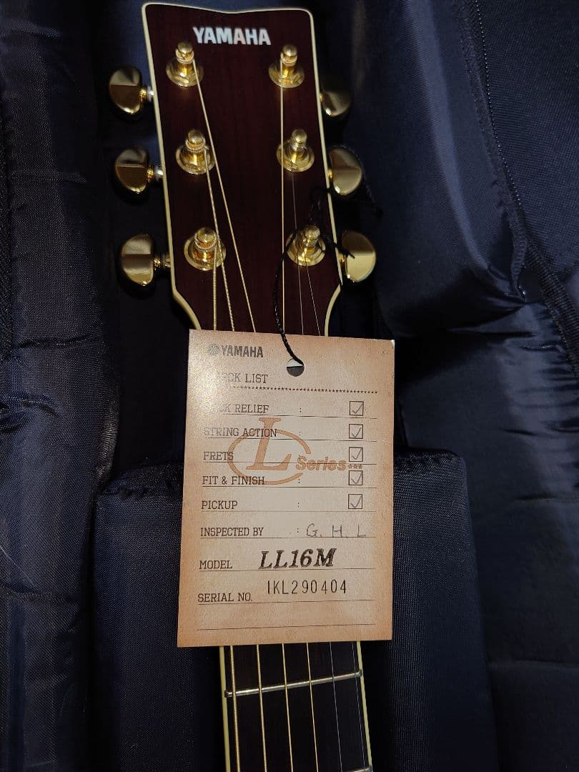 【未使用】YAMAHA LL16M ARE（マホガニーモデル）