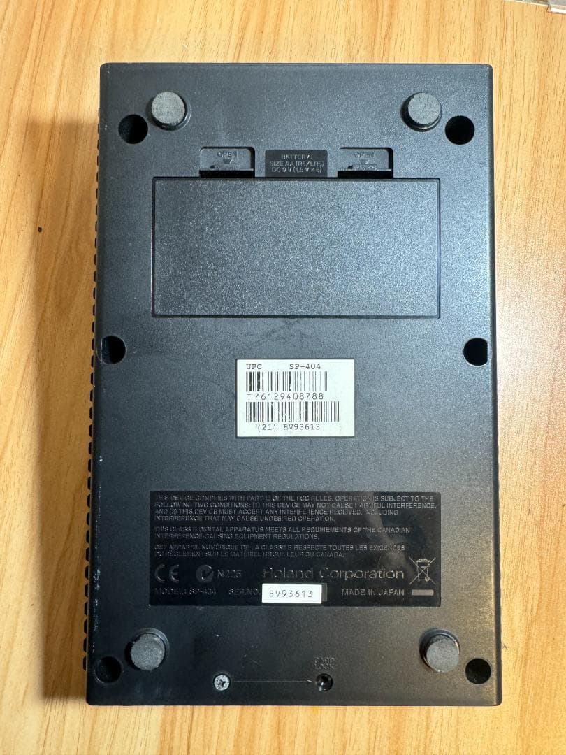 DJ機材 boss sp-404