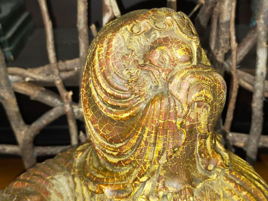 ♥値下げ！中国　石彫　彫刻作品　２．５ｋｇ　獣　達磨　石製　骨董　古玩