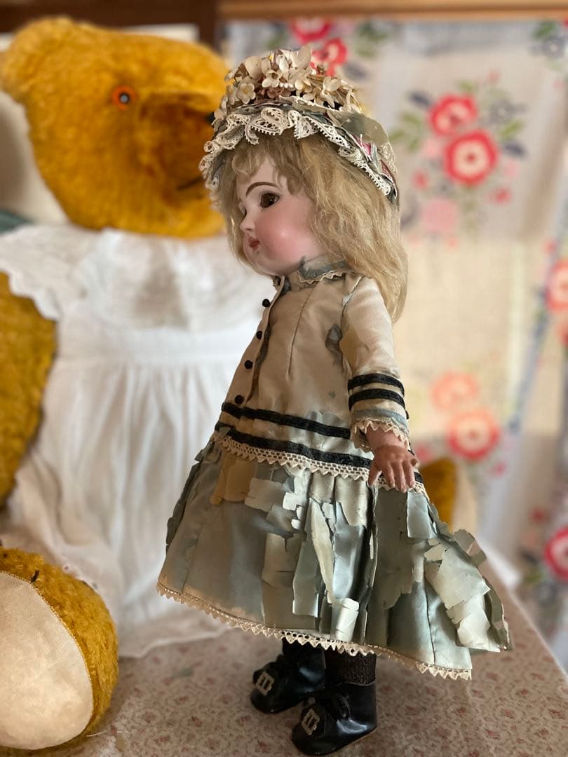 ジュモー　難あり　ビスクドール　アンティーク