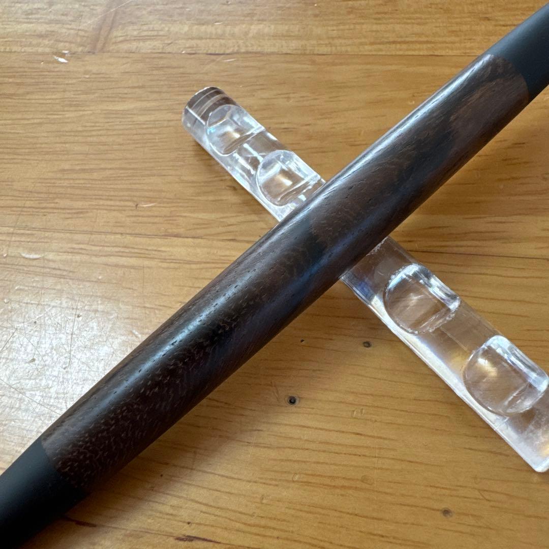 新品 野原工芸 シャーペン インドローズウッド 新型 ゴールド金具 付属品完備