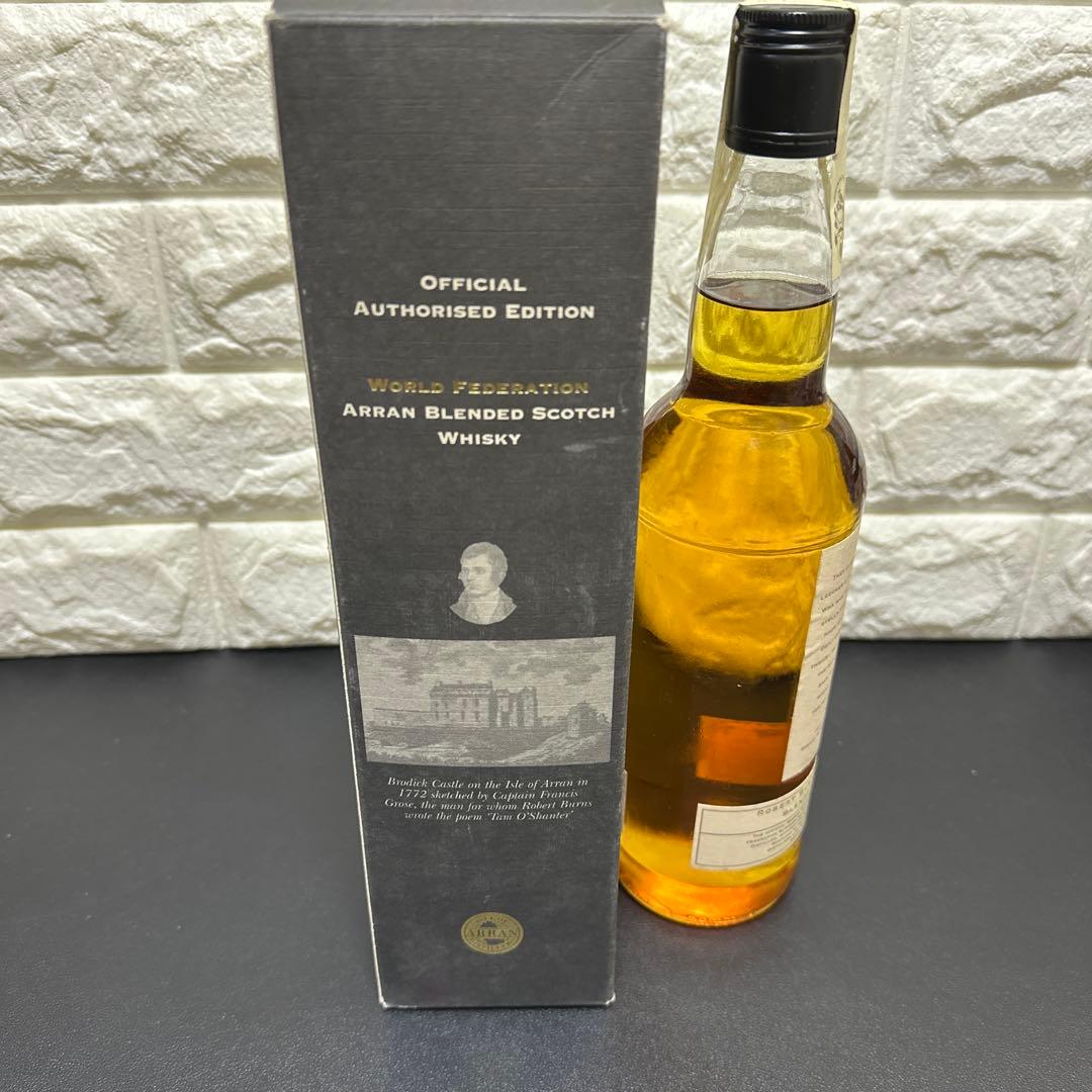 ロバート バーンズ アラン ブレンド スコッチウイスキー箱付き　未開栓